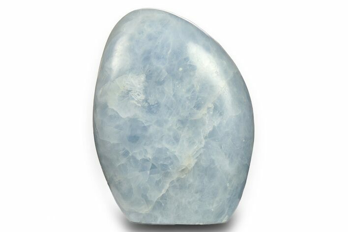 Polished, Free-Standing Blue Calcite - Madagascar #290321